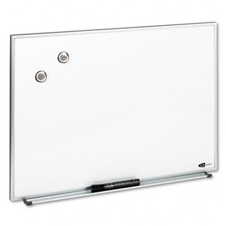 EASY-TO-ORGANIZE Magnetic Dry Erase Board Painted Steel 23 x 16 White Aluminum Frame EA41017